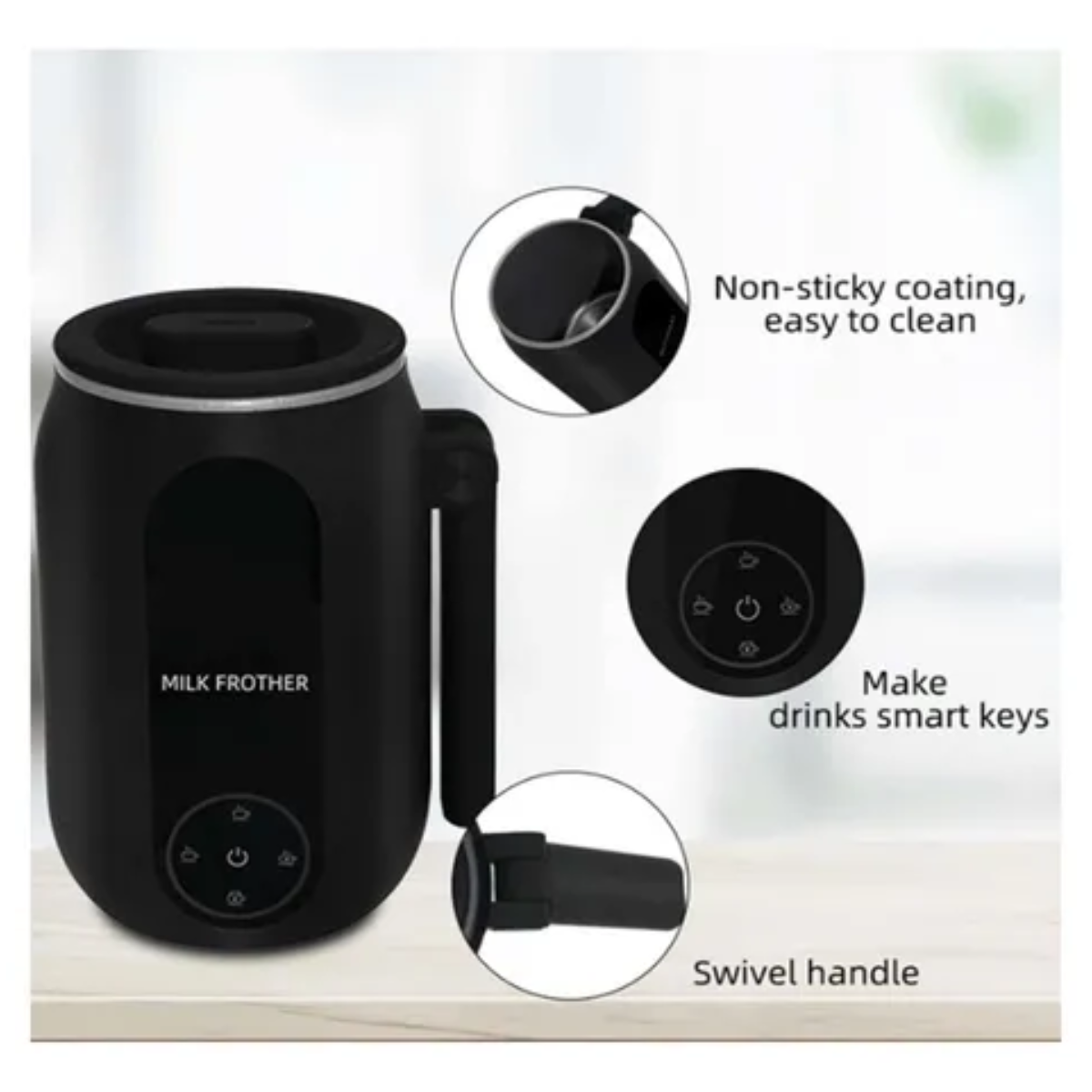 Miniatura 2 de Chocolatera Portátil 4 En 1 Eléctrica